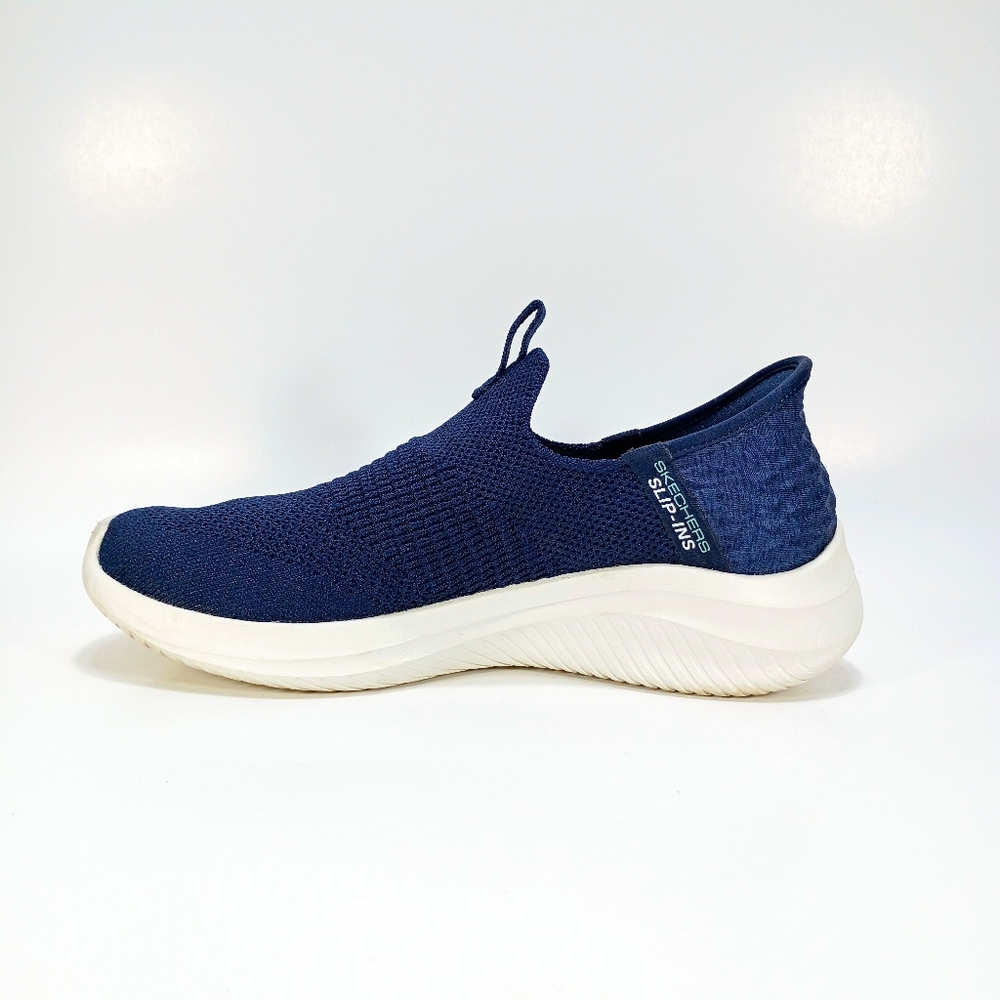 Skechers Slip Ins Ultra Flex 3.0 Smooth Step Womens 6 Navy Blue Sneakers - Picture 2 of 10